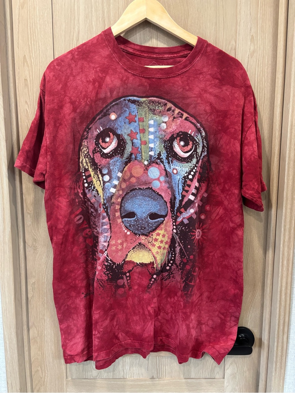 The Mountain T Shirt Size L Dog Tie Dye
